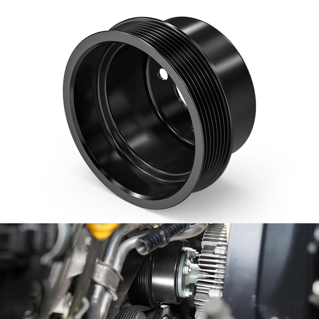 For 1GR-FE 4.0L Engine Water Pump Pulley Aluminium, for Toyota 4Runner/Tundra/Tacoma/FJ Cruiser