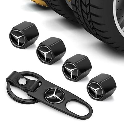 1 комплект колпачков для автомобильных шин, крышка штока колеса с брелоком-ключом-гаечным ключом для Mercedes Benz AMG W212 W211 W213 W203 W205 W204 A C E B R Class, автомобильные аксессуары