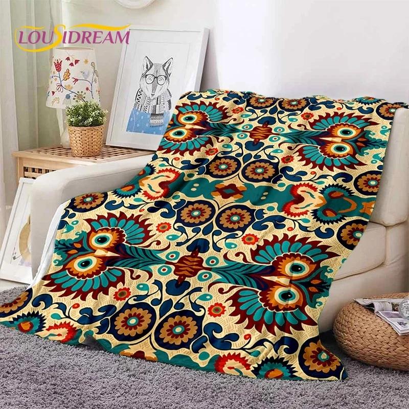 3D последние скандинавские турецкие богемские кельтские мягкие фланелевые одеяла, плед, удобное одеяло для пикника, кровати, дивана, дома, спальни