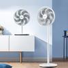 Midea Тихий напольный вентилятор с 7 лопастями, штепсель CN (адаптер в комплекте)