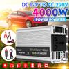 USB Charge 2000W Watt DC 12V To AC 220V Car Power Inverter Charger Converter Modified Sine Wave
