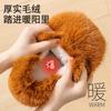 Cute Cute Pet Kabibara Cartoon Plush Slippers Home Cotton Slippers Autumn and Winter New Fashion