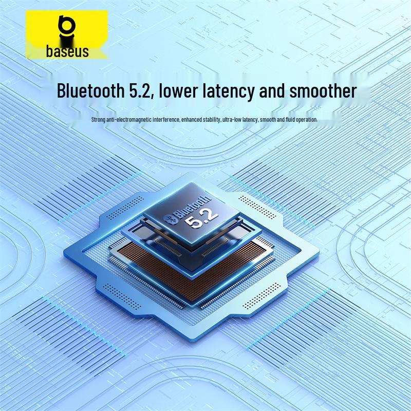 Baseus F02 Эргономичная беспроводная бесшумная мышь с двумя режимами