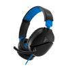 TURTLE BEACH RECON 70P Gaming Headset with Foldable Microphone for PC PS4 PS5 Nintendo Switch Xbox Mobile Lightweight Black/Blue 3.5mm TBS-3555-01
