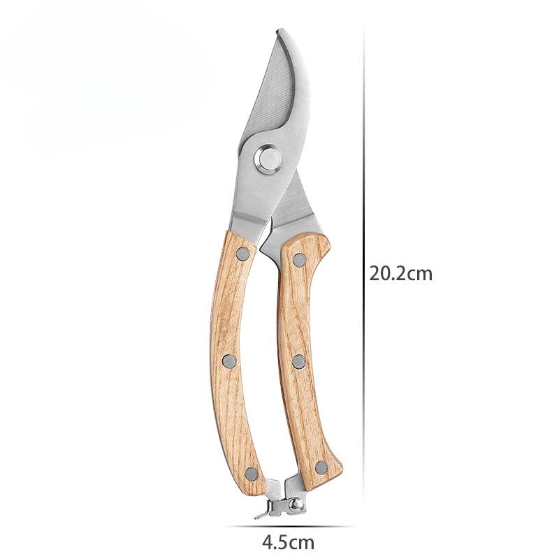 Ручка под дерево Садовые ножницы Ножницы для сбора цветов Ножницы для сбора веток Ножницы для фруктов Многофункциональные изогнутые ножницы Садовые инструменты