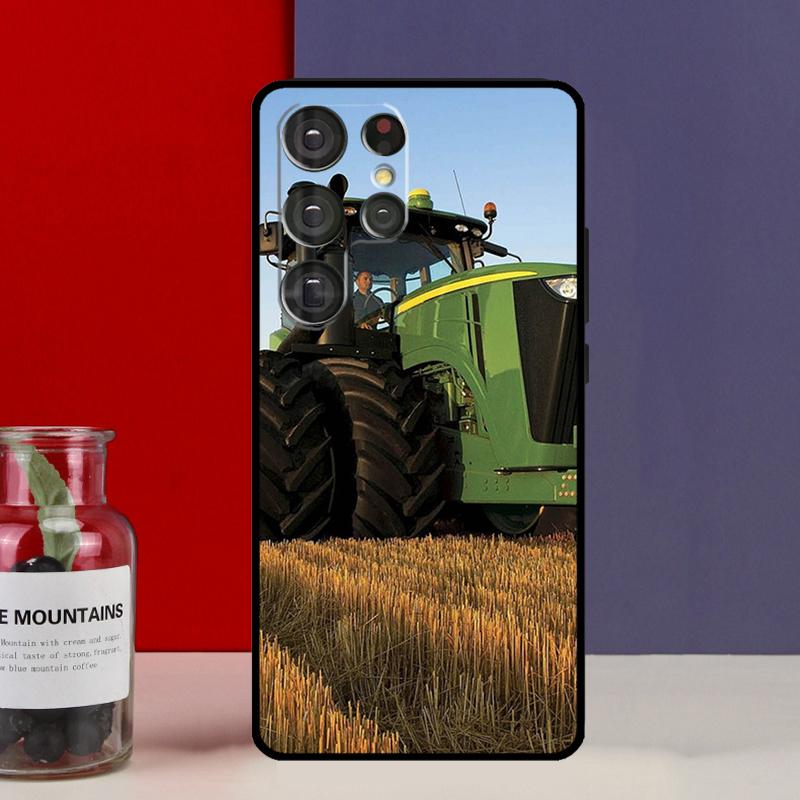 Фермерский трактор Чехол для Samsung Galaxy S25 Ultra S9 S10 S20 FE S21 S22 S23 Plus S24 Ultra