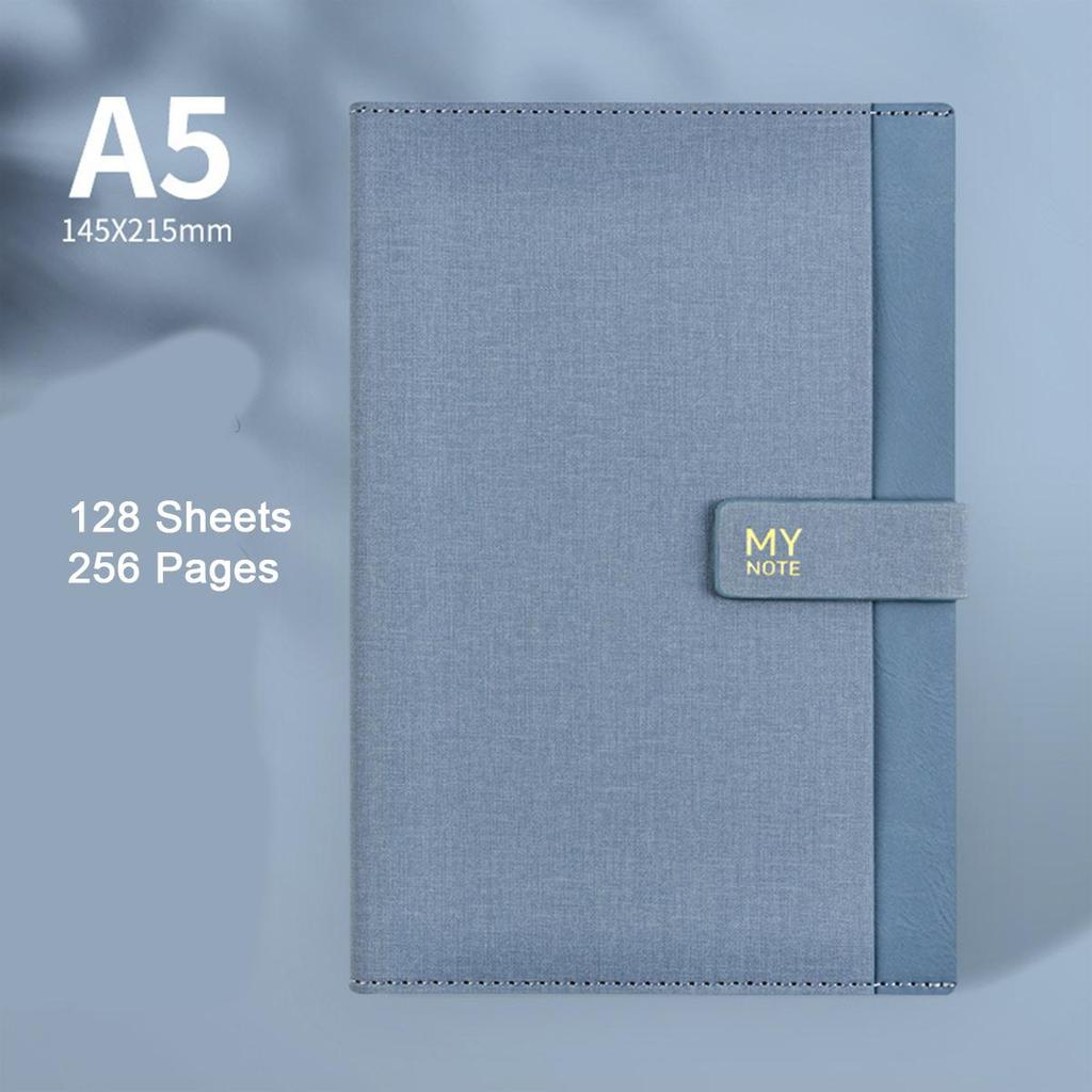 (Возможна гравировка логотипа) Тетрадь для школьников в кожаном переплете формата A5/B5, рабочий блокнот с пряжкой, книга для записи деловых встреч, дневник, бухгалтерская книга