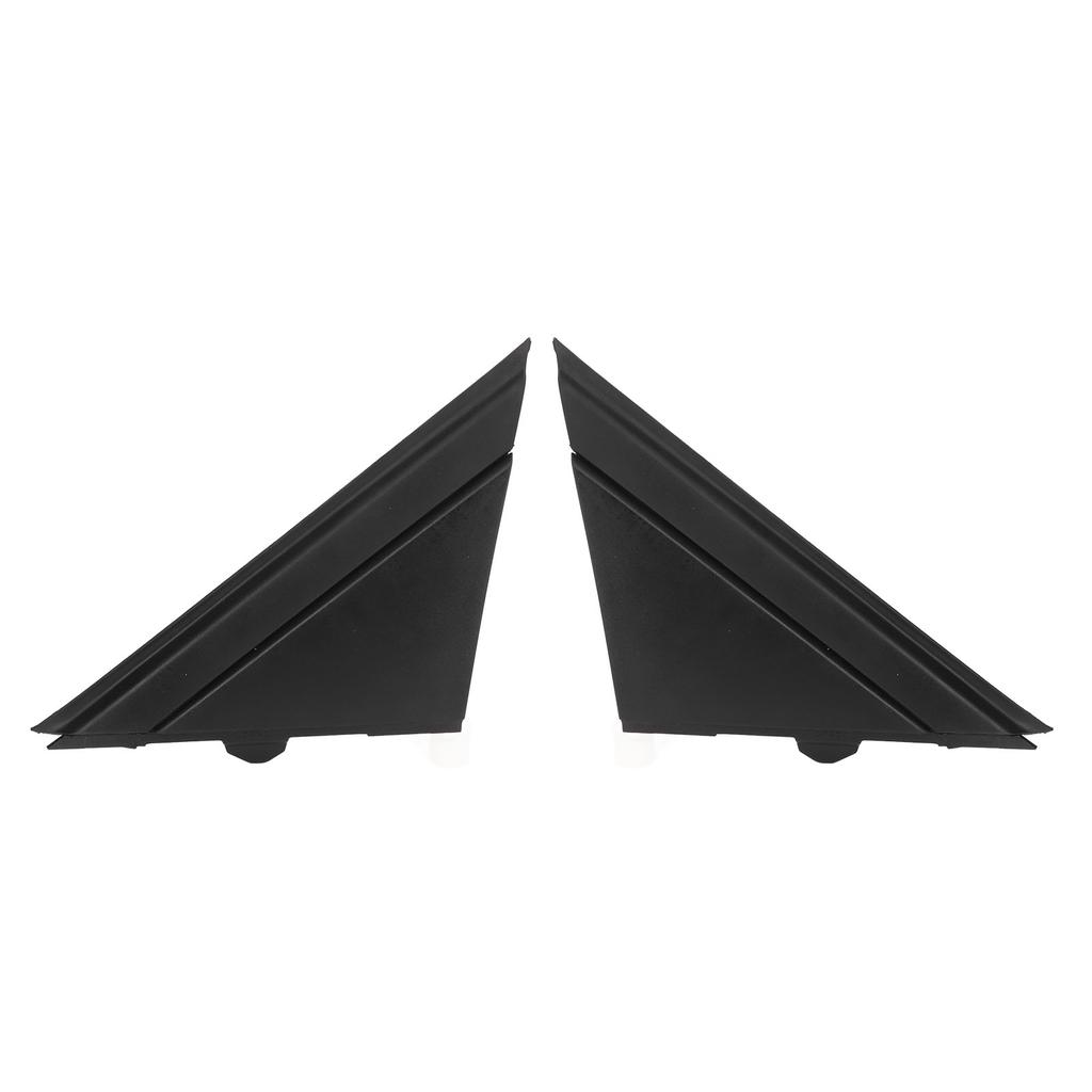 Pair Door Mirror Flag Cover 1SH17KX7AA Left Right Black Decoration Replacement for FIAT 500