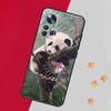 Чехол с изображением милого медведя в виде панды для Xiaomi 14 13 11T 12T 13T Pro 12 Lite 12X POCO X3 X5 Pro X4 F4 M5 M5s F3 F5