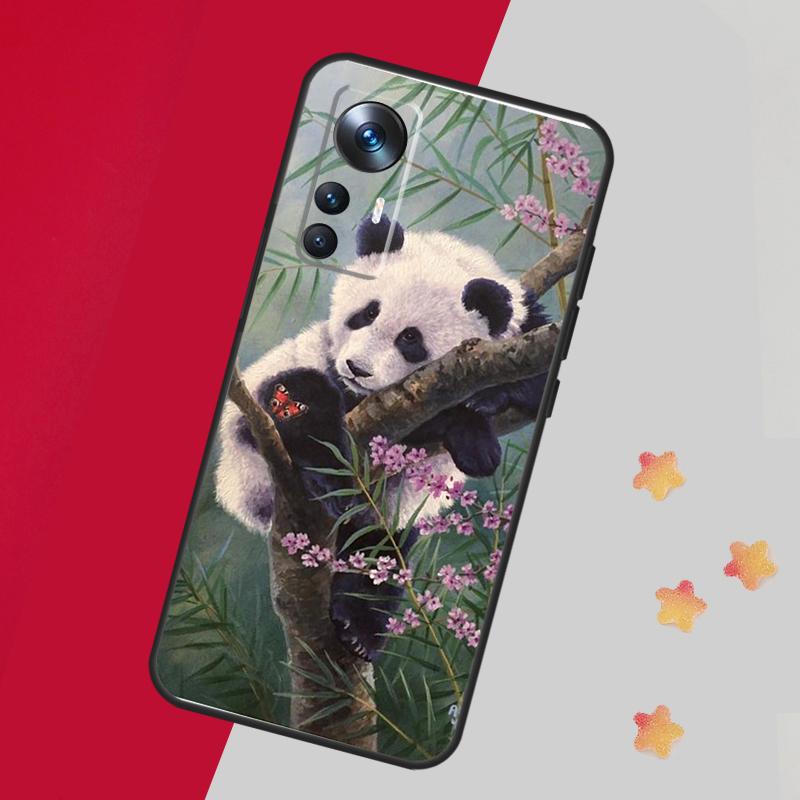 Чехол с изображением милого медведя в виде панды для Xiaomi 14 13 11T 12T 13T Pro 12 Lite 12X POCO X3 X5 Pro X4 F4 M5 M5s F3 F5