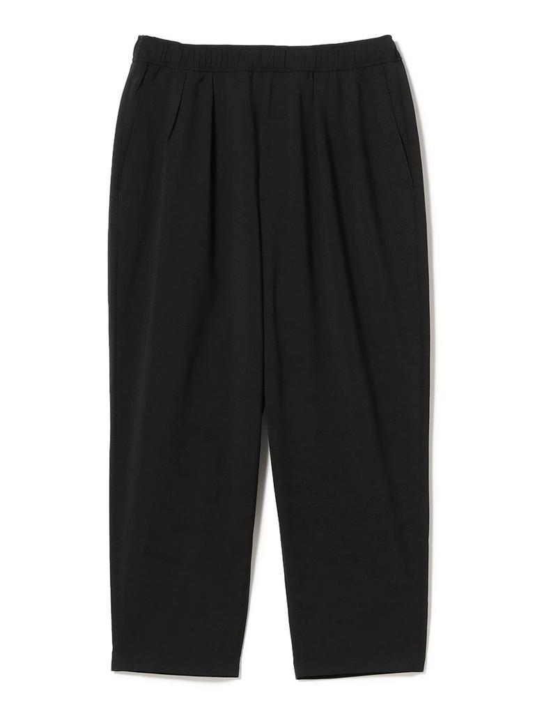 Beams Painter Dry 2-Pleat Easy Pants, Men's, Black, XL, 11241790803