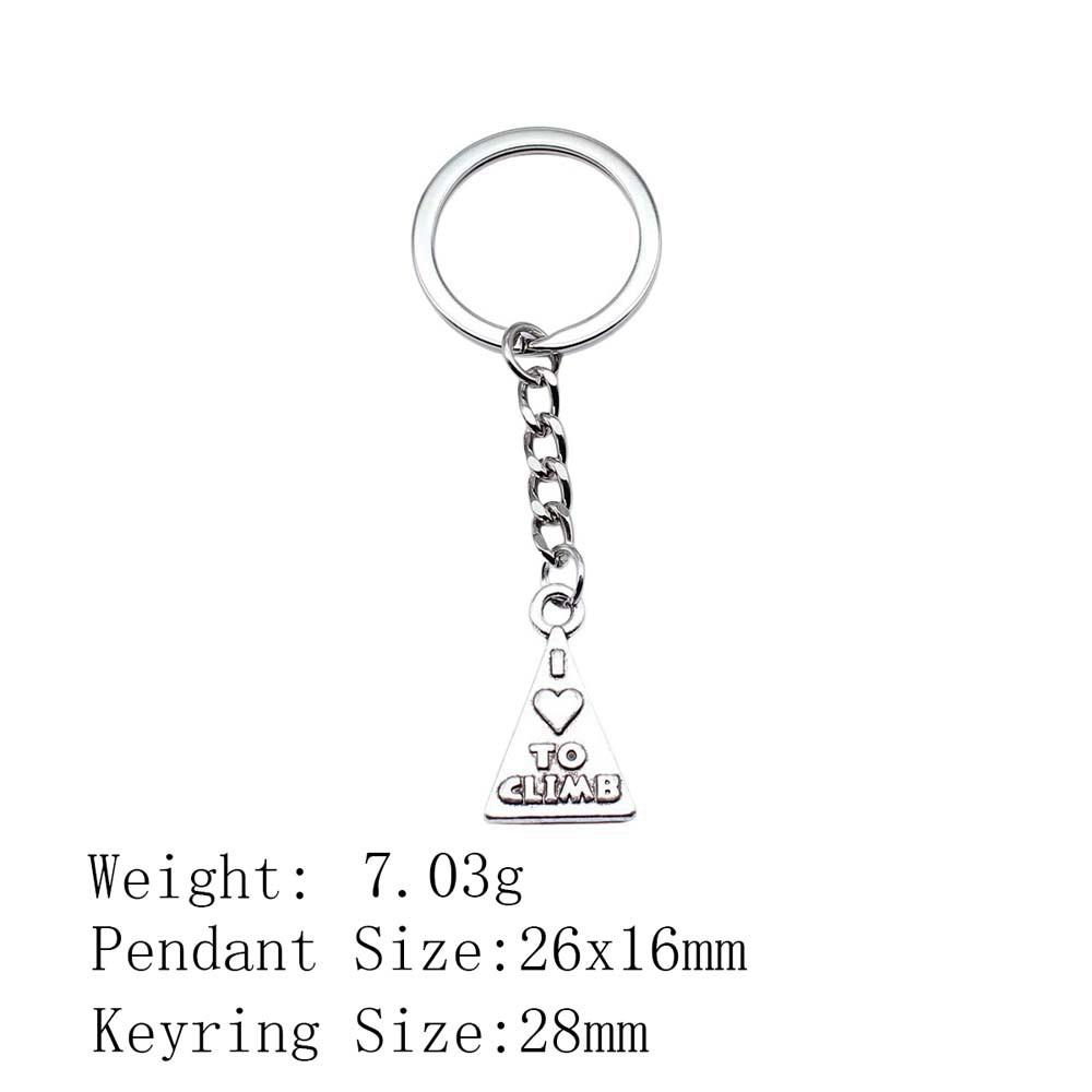 Подарки на день рождения Автомобильный брелок I Love Tags Брелок для ключей Аудитория Брелок Аксессуары