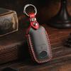 Smasol Smart Key Case, Genuine Leather, Stylish, Black