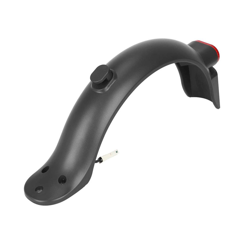 Gray rear fender with light, integral license plate and hook for M365 Pro/Pro2 scooter