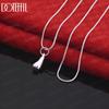 925 Sterling Silver Pendant Necklace Fashionable Wedding Jewelry