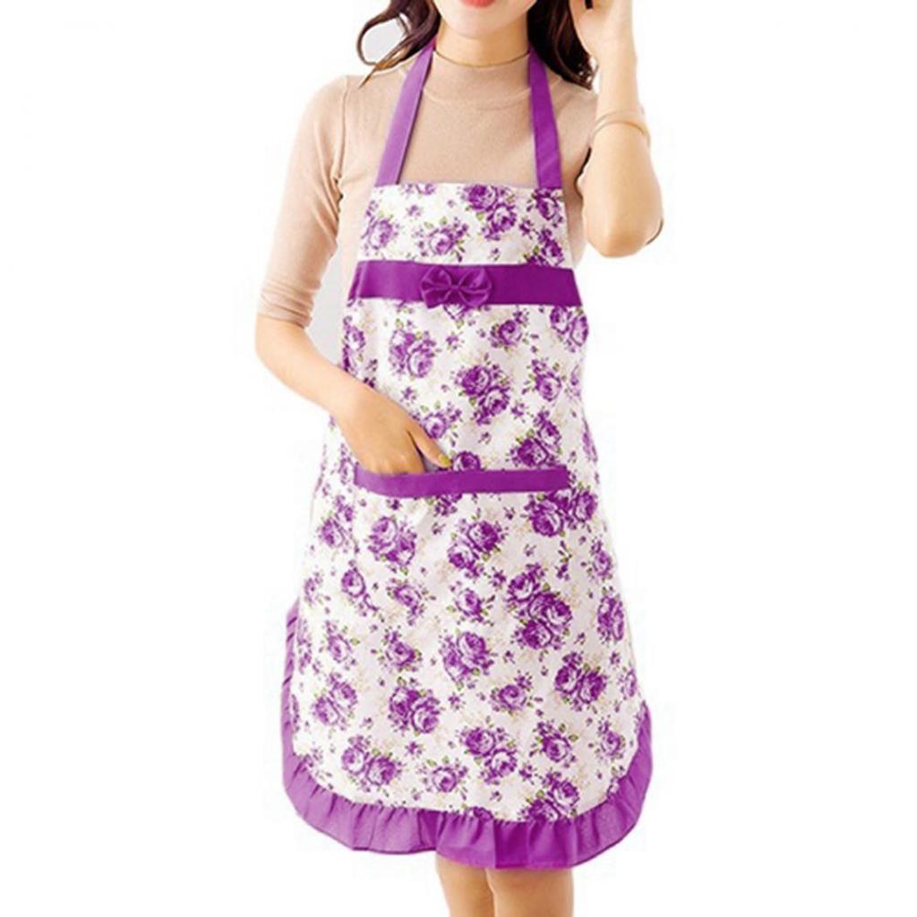 Kitchen Restaurant Cooking Pocket Dress Apron