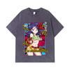 275 GSM Washed T-shirts 100% Cotton Dragon Ball V44 Lunch Waifu Print Unisex Heavy Cotton T Shirt