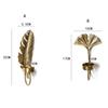 Nordic Style Leaf Candlestick Holder Iron Art Metal Candlestick Holder  Wedding Table