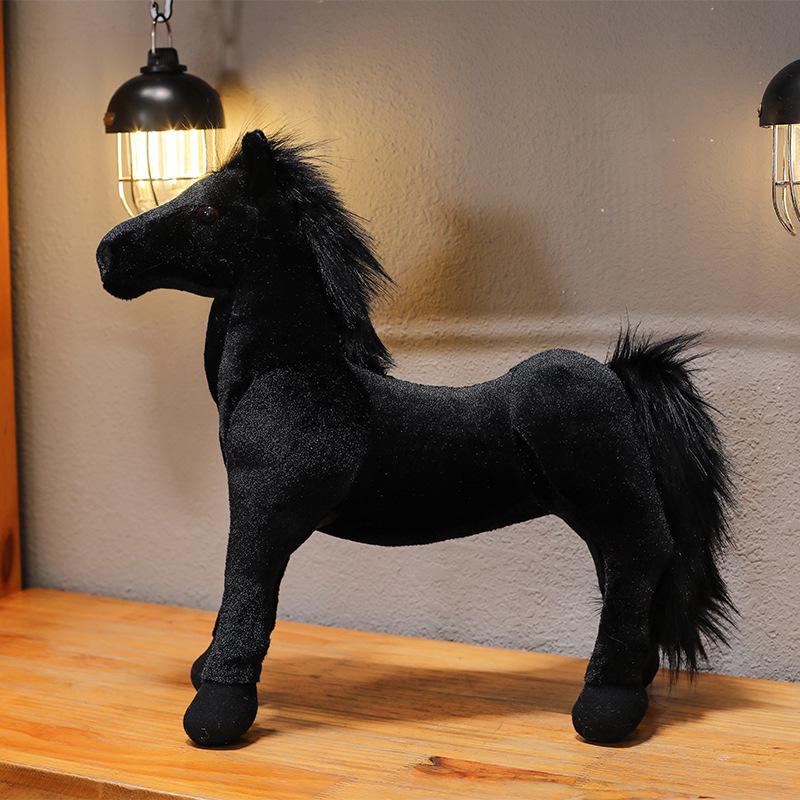 Милая плюшевая кукла-пони - Имитация лошади, покрытой кровью и потом, Подарок на день рождения для девочек