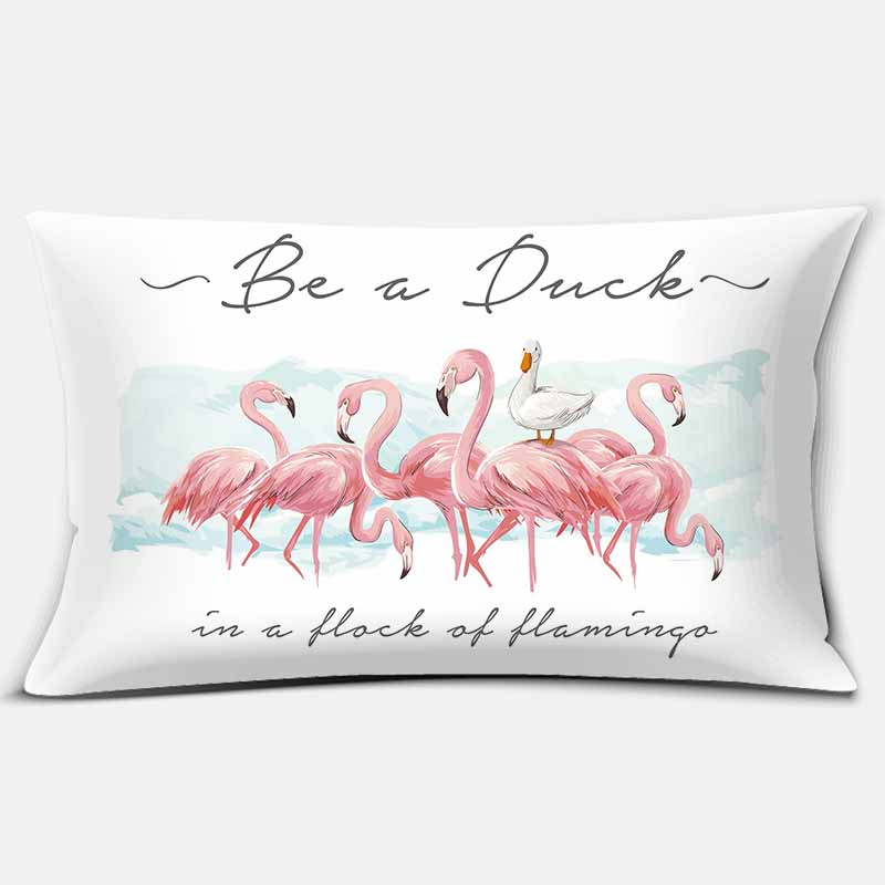 Модное растение Фламинго украшение дома автомобильный диван наволочка 30 см * 50 см
