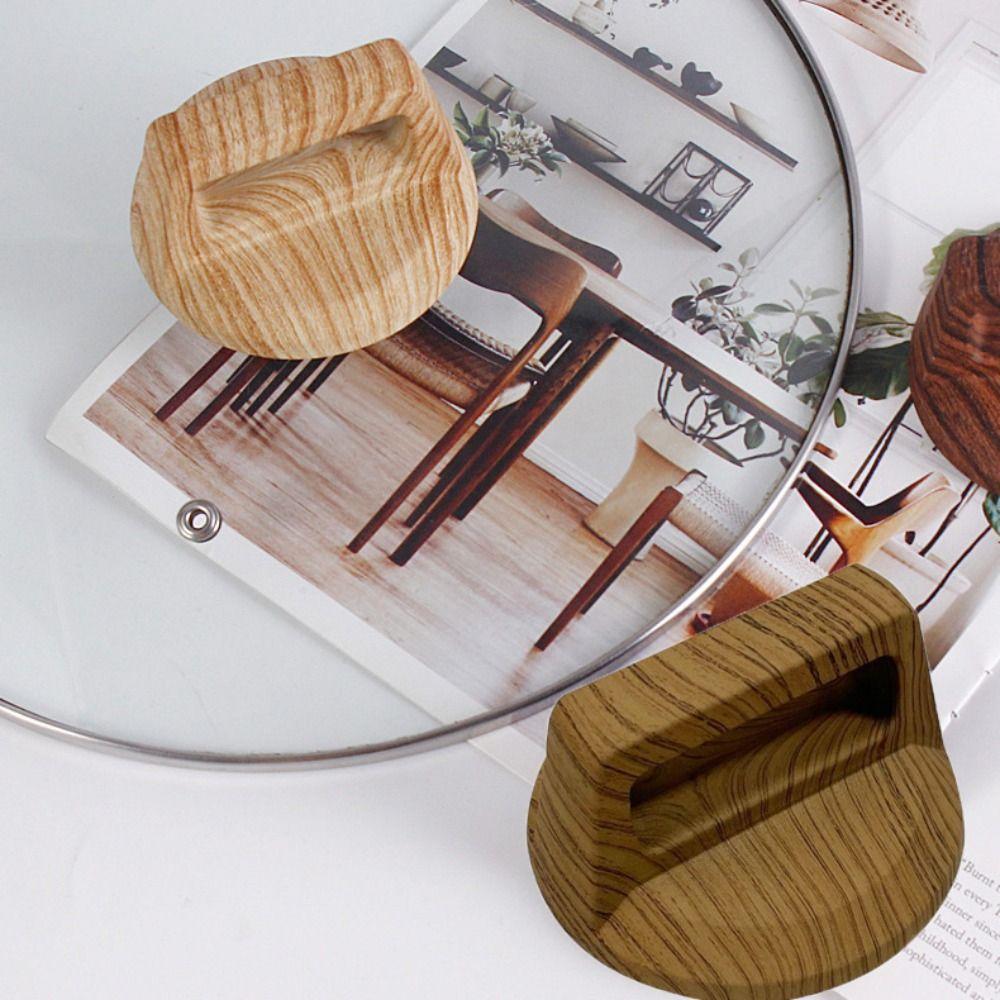 Термостойкие ручки для крышки кастрюли Универсальная ручка крышки кастрюли Ручка крышки кастрюли под дерево Ручка кастрюли для тушения