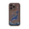 Небесно-голубой кит подходит для чехла для мобильного телефона iphone16pro Apple 15 противоударный 14 Европейский и американский 13promax новый 12x