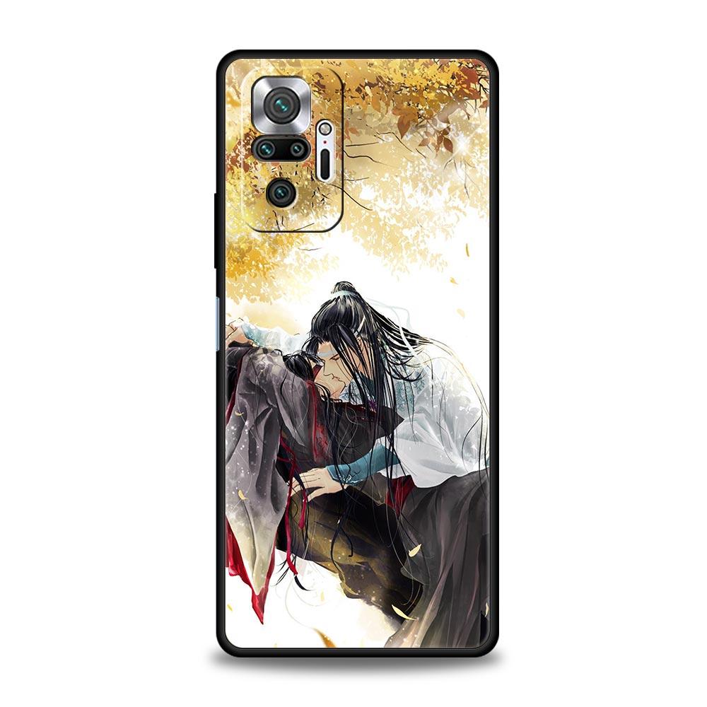 Мягкий чехол для телефона Xiaomi Redmi Note 10 11 9 8 Pro 9S 7 8T 9T 9A 8A 9C K50 K40 игровой чехол MDZS аниме Mo Dao Zu Shi Wei Wuxian