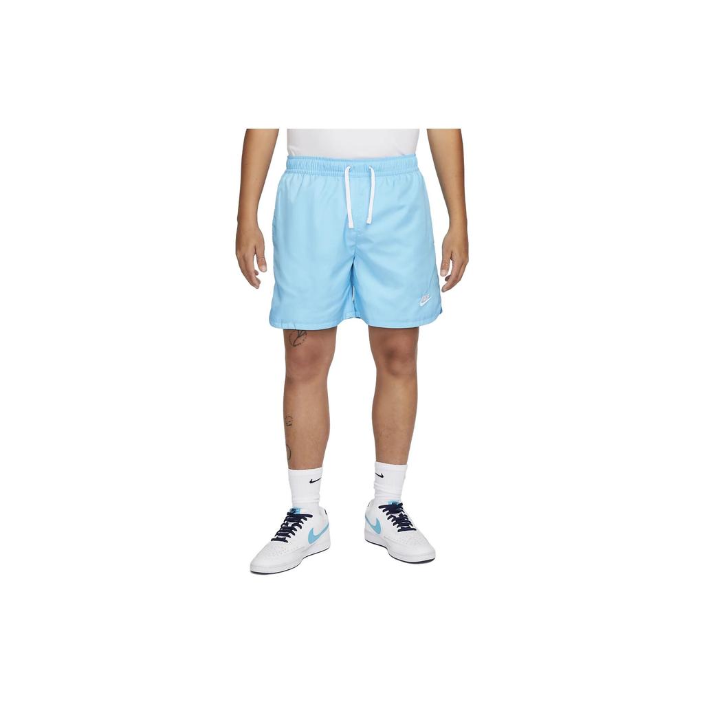 Nike Sport Essentials Solid Color Logo Drawstring Shorts Men Bottoms Lake-Blue DM6829-416
