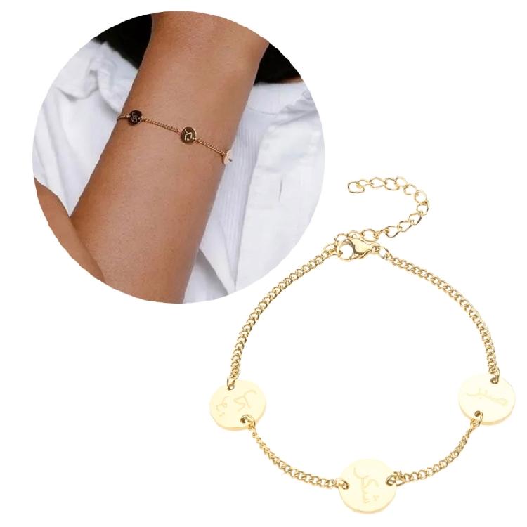 Подвеска Браслет Браслет с арабской монетой Материал нержавеющая сталь Украшения на запястье