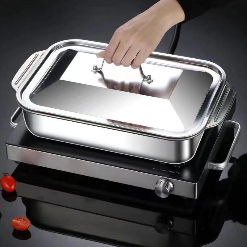 Stainless Steel Roasting Fish & Seafood Pan