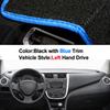 Car Inner Auto Dashboard Cover Dashmat Pad Carpet Dash Mat Cushion 2 Layers For Suzuki Celerio 2015 LHD RHD Car Styling