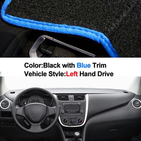 Car Inner Auto Dashboard Cover Dashmat Pad Carpet Dash Mat Cushion 2 Layers For Suzuki Celerio 2015 LHD RHD Car Styling