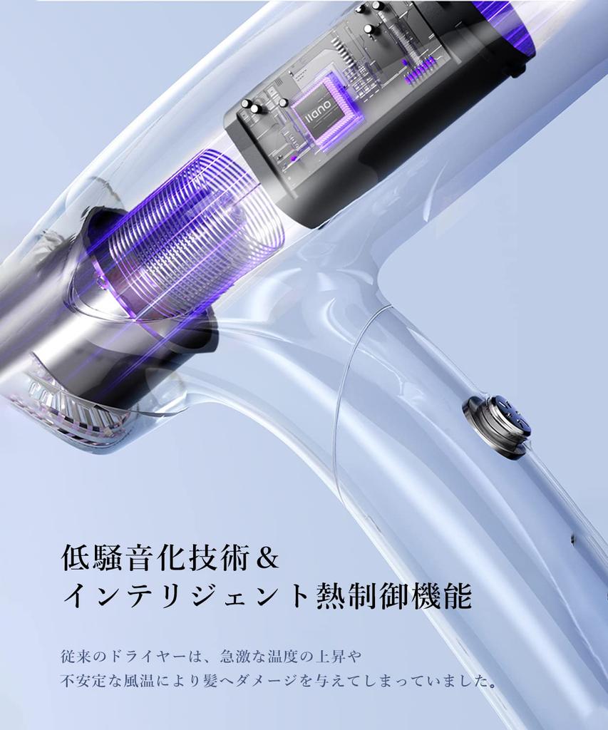 llano Curling Large Air Salon Includes Blow Volume Quick Neutralizing Ion Circulating High Speed For Home Travel PSE Certified Dryer, Volume, Grade,