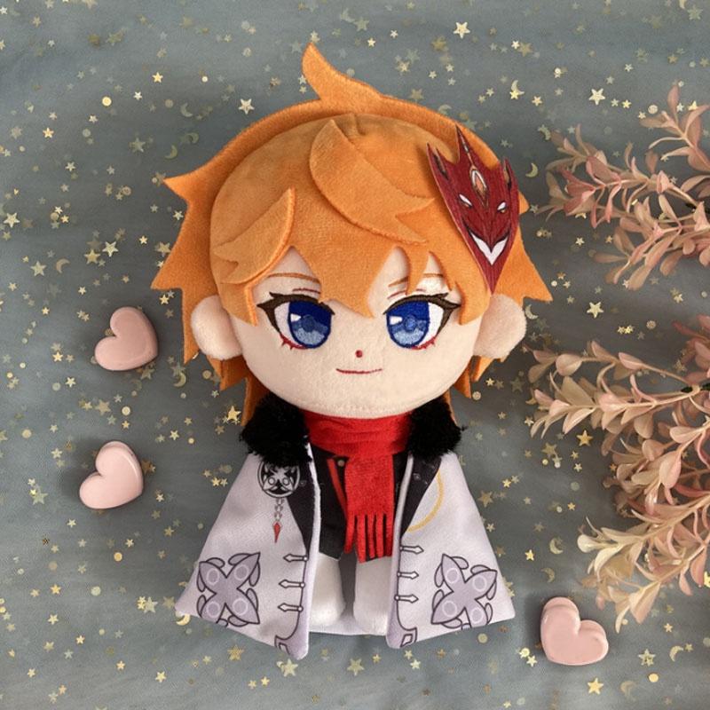 20 см Genshin Impact мягкая кукла Лини Ноэль Казуха Янтарь Сяо плюшевые игрушки Tartaglia аниме Clorinde Kunikuzushi вещи плюшевые куклы Рождественский подарок