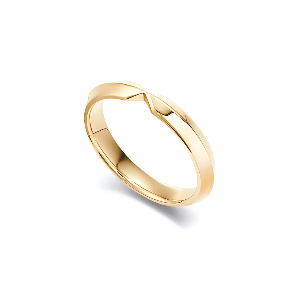 Tiffany & Co. The Tiffany® Setting Series Nested Narrow Ring 18K Gold Width 3 Millimeters Men rings GRP11076