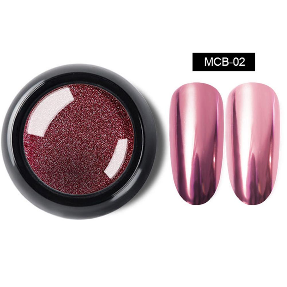 Beautyful Lady Pro 12 цветов блестящий металлический зеркальный порошок для ногтей пигмент маникюрный инструмент