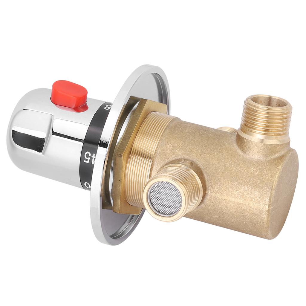 G1/2in 3-ходовой латунный термостатический смесительный клапан кран регулирующий клапан смесителя для ванной комнаты дома
