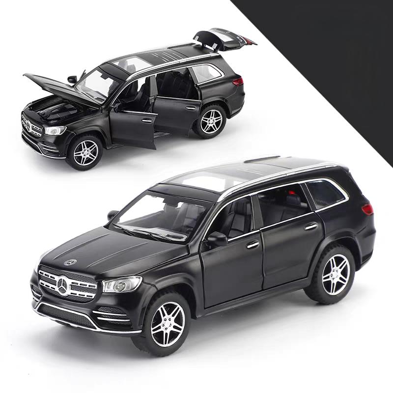 Mercedes Benz GLS580 4 Matic Роскошный внедорожник Симуляция Литье под давлением и Игрушечные транспортные средства Звуки и Свет Машинка с инерционным механизмом 1:Модель из сплава 32