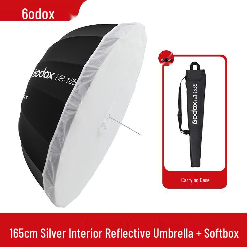 Godox UB Parabolic Reflector Umbrella: Large, Portable, Multifunctional Light for Studio and Outdoor Photography.