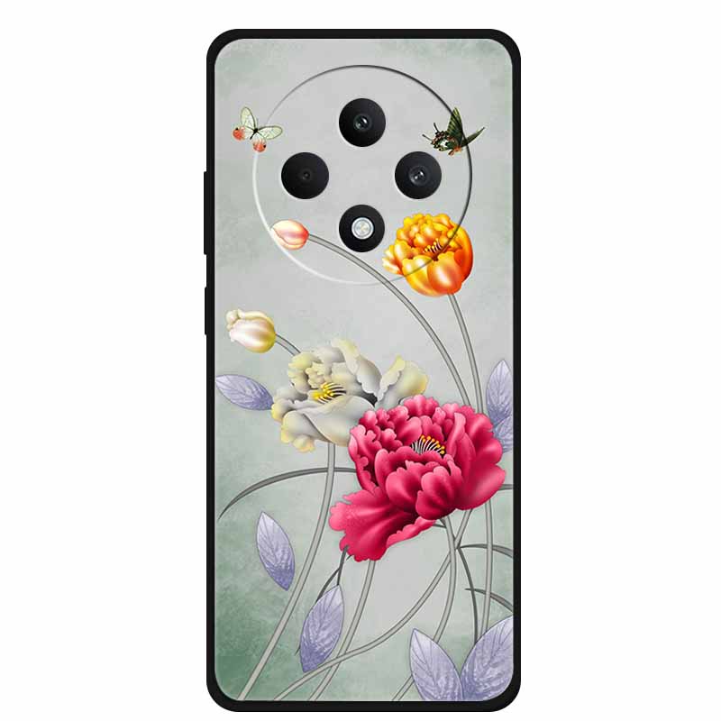 For Oppo Reno12 F 5G Case 12 F 4G Lovely Soft Silicone TPU Painted Cat Phone Cover For Oppo Reno12 FS Back Cases Fundas Bumper