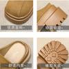 Fashion New Wedge Chunky Warm Women Slippers 2025 Fashion Removable Insole Slide Platform Shoes Faux Suede Belt Buckle Design Mules Shoe