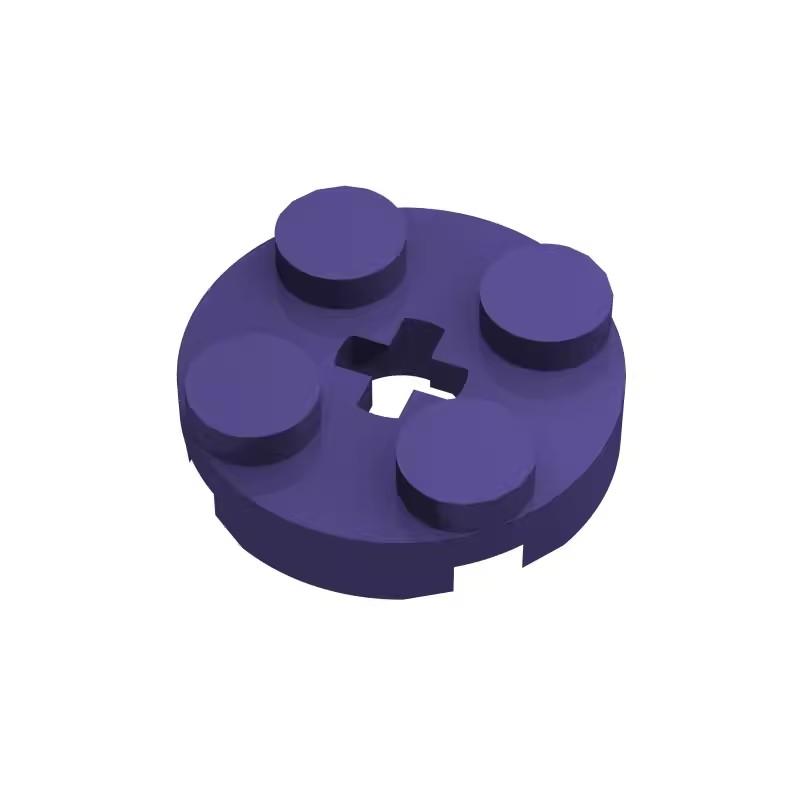 100 шт. Конструктор DIY, размер совместим с 2x2 круглым блоком 4032, пластиковые игрушки для детей