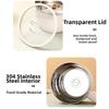 Нескользящее дно Изолированная миска для рамена Большая вместимость Ручка от ожогов Миска для лапши с ситом Многоразовая Двухслойная