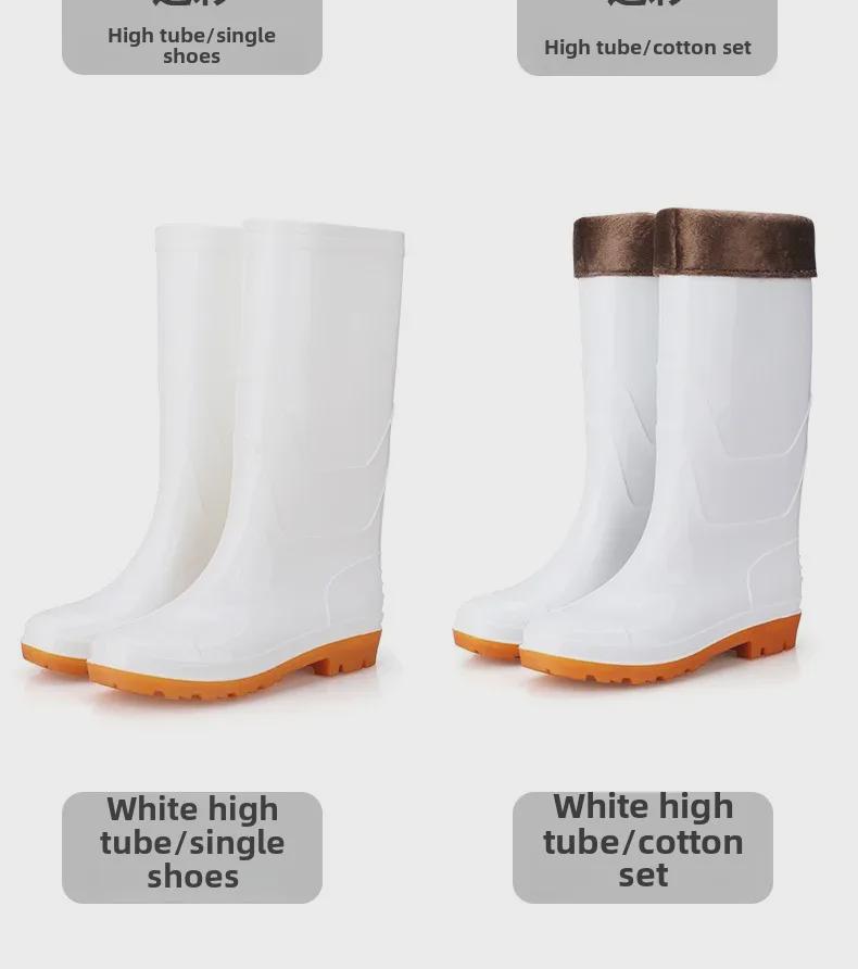 Мужские высокие резиновые сапоги для работы и рыбалки