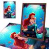 Full Round Diamond Painting The Mermaid On The Stone Art Rhinestone Picture Mosaic DIY 5D Cross Stitch Embroidery Home Decoration