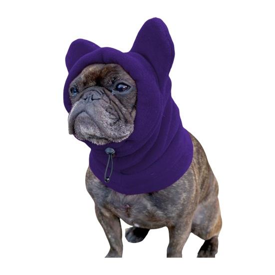 Зимняя шапка для собак из флиса, теплый головной убор для собак, чехол для ушей, регулируемый капюшон для собак