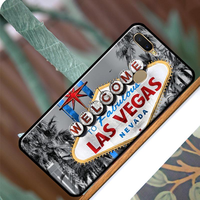 Чехол для покера в казино Лас-Вегаса для OPPO A83 A91 A93 A1K A15 A3S A54 A74 A94 A5 A9 A31 A53 A52 A72 A53S, задняя крышка