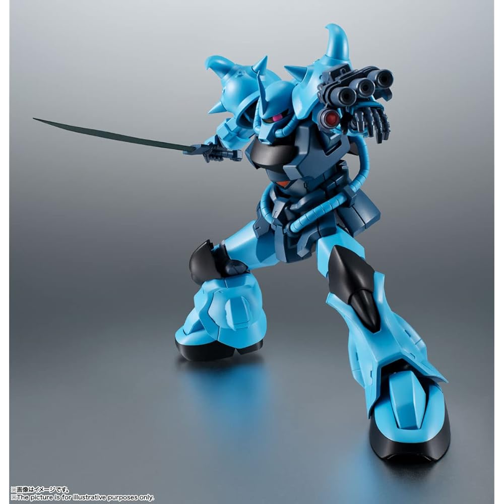 TAMASHII NATIONS ROBOT Spirits MS-07B-3 Гуф Кастом A.N.I.M.E. Фигурка 125 мм ПВХ АБС Окрашенная Коллекционная