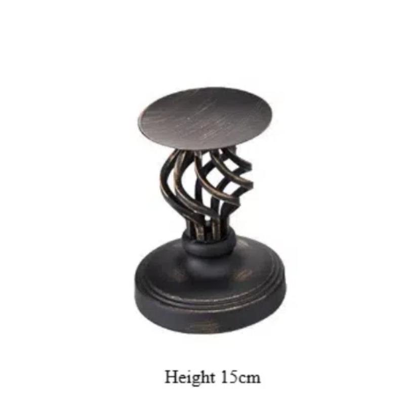 Подставка для свечей из черного металла в Европе – элегантный железный подсвечник для свадеб и вечеринок