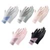 Fashion Anti-UV Touch Screen Ice Silk Gloves Sunscreen Gloves Mittens Women Gloves